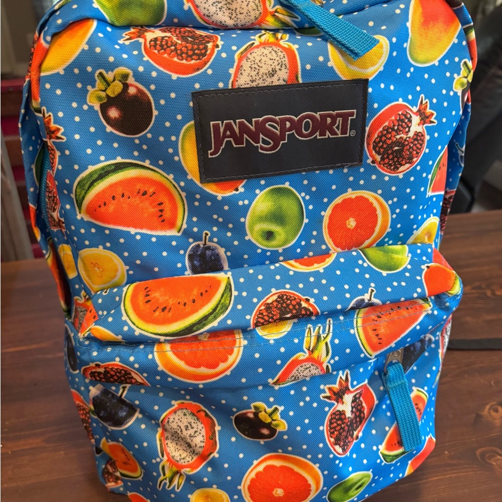 Jansport Colorful Fruit Pattern Backpack